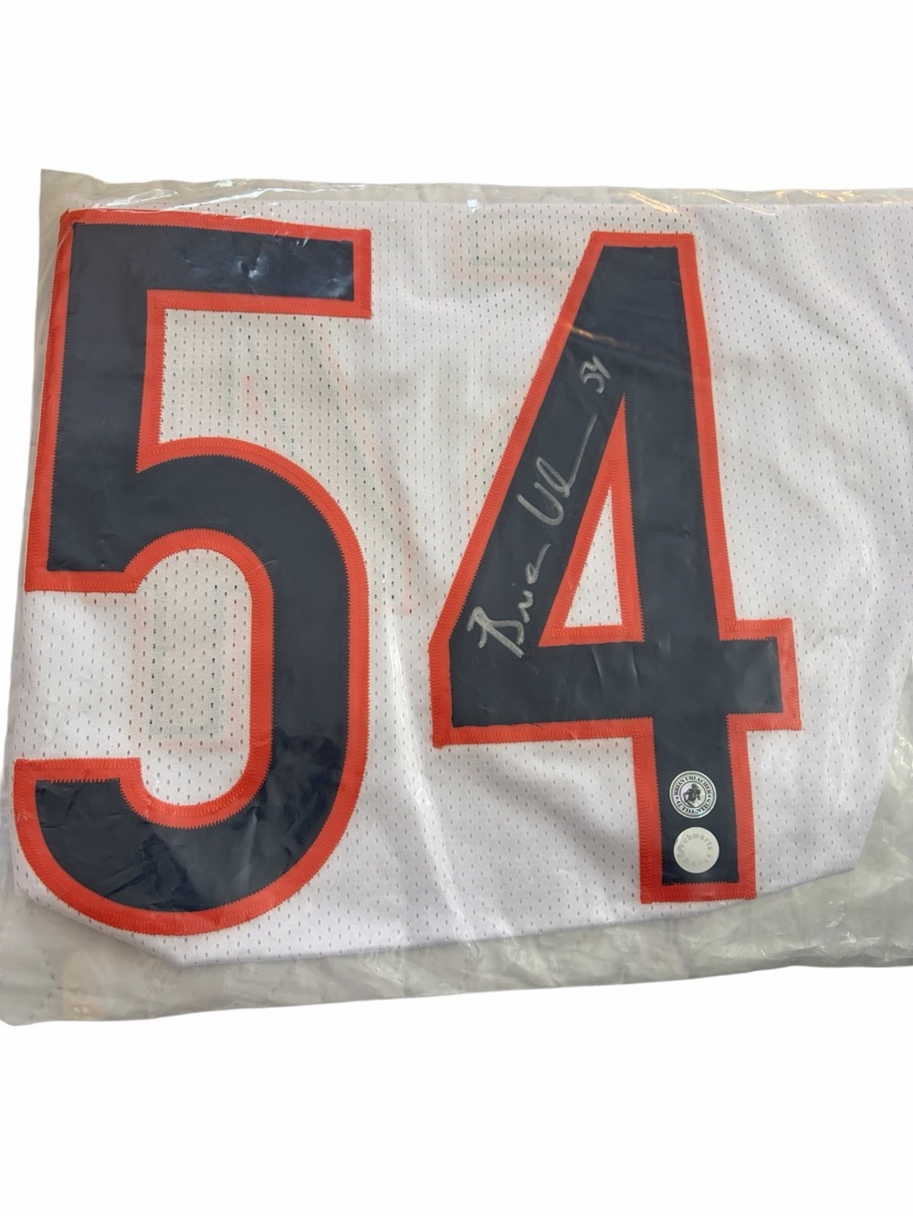 Signed Urlacher Authentic Jersey 54